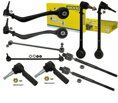 MOOG Brazos de control delanteros Rótulas Kit de extremos de varilla de amarre Juego de 10 piezas para Chevy Camaro Foto 1 de 4