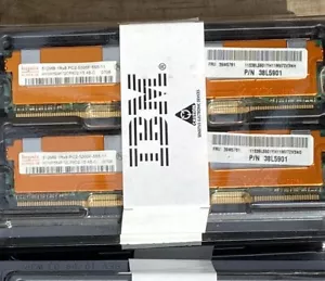 2 Pieces Hynix / IBM 512MB 1Rx8 PC-2-5300F-555-11 Memory 1GB Pair - Picture 1 of 5