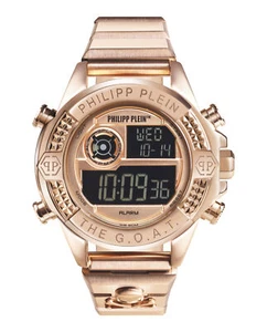 Philipp Plein Mens The G.O.A.T. IP Rose Gold 44mm Bracelet Fashion Watch - Picture 1 of 4