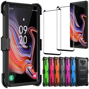 For Samsung Galaxy Note9 Shockproof Hybrid Belt Clip Case Cover Screen Protector - Picture 1 of 62