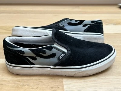 Vans Negro Gamuza Gris Llama Talla US Junior 7 - Sin Caja Foto 1 de 4