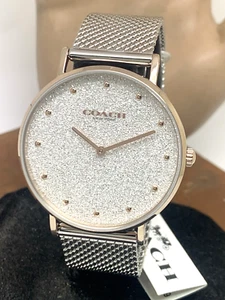 Reloj Mujer Coach 14503629 Perry Cuarzo Oro Rosa Plata Acero Inoxidable 36mm - Imagen 1 de 12