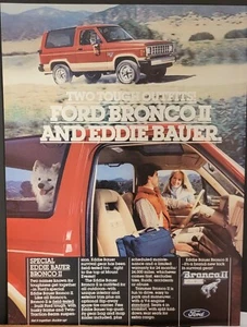1983 Ford Bronco II Eddie Bauer Edition Print Ad - Picture 1 of 1