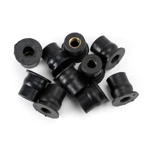 M6 Rubber Well Nuts Wellnuts for Fairing & Screen Fixing Pack of 10 - 13mm Hole - Picture 1 of 7