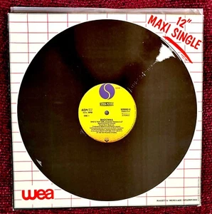 MADONNA GREECE WHO'S THAT GIRL 12" VINYL PROMO WEA RECORD SLEEVE SOUNDTRACK LP - Picture 1 of 7
