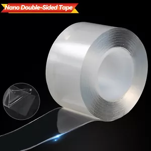 Doppelseitiges Nano Tape Klebeband Transparent Band Beidseitig Extra Stark Klebe - Bild 1 von 12