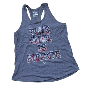 Old Navy Active Tank Top Sleeveless Children's Size Medium M 8 "Fierce Girl" - Picture 1 of 13