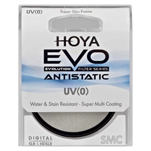 Hoya EVO ANTISTATIC 82mm UV (O) Slim Filter - 18-layer (SHMC) Multi-Coating - Picture 1 of 6