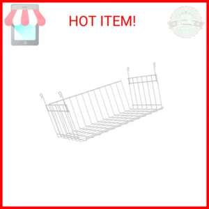 ClosetMaid Wire Hanging Shelf Basket for Storage, Organization in Closet or Pant - Picture 1 of 2