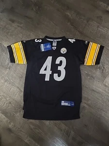 Pittsburgh Steelers Troy Polamalu #43 Jersey NFL reebok screen Equipment youth L - Picture 1 of 6
