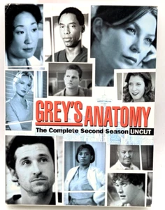 Greys Anatomy - Season 2: Uncut (DVD, 2006, 6-Disc Set) - Picture 1 of 2