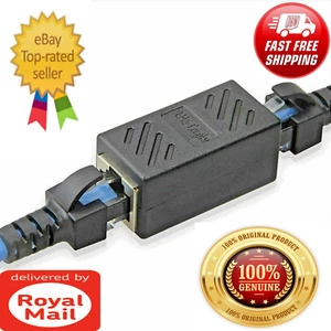 RJ45 Female To Female CAT6 5e Network LAN Ethernet Connector Adapter - Picture 1 of 9