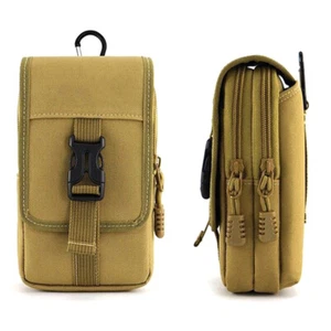 Molle Bag Purse Double Layer Military Fanny Pack Phone Pouch Tactical Waist Bag - Picture 1 of 10