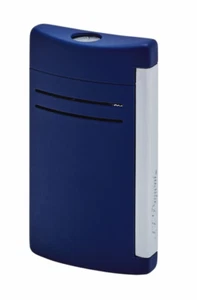 ST DUPONT MAXIJET MATT MATTE BLUE LIGHTER 020027 20027 DEFI SLIM 7 XTEND NEW - Picture 1 of 8