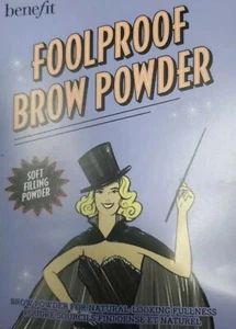 Pack Of 2 BENEFIT FOOLPROOF BROW POWDER - NEW! - 0.01g Sample - Shade 1 Genuine - Picture 1 of 1