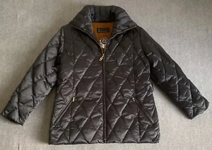 Bogner Women’s Size 12 Black Ski Jacket Goose Down Filled Quilted Puffer Zip EUC - Picture 1 of 23