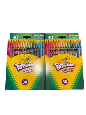 Lápices de Colores Crayola Twisables 30 Unidades Colores Surtidos Lote de 2 NUEVO Precintados Foto 1 de 3