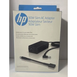 Genuine HP 90W Slim AC Power Adapter Charger - New in Box - Universal for HP - Picture 1 of 5