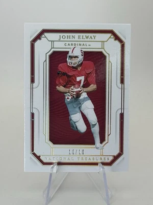 /10 - 2019 John Elway Panini National Treasures Collegiate Stanford Cardinal #21 Foto 1 de 2