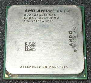 AMD ATHLON 64 FX-53 2.4 GHZ PROCESSOR, ADAFX53DEP5AS, SOCKET 939, US SELLER - Picture 1 of 2