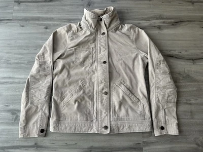 Chaqueta para mujer Eddie Bauer de pana con botones cremallera manga larga talla S Foto 1 de 4