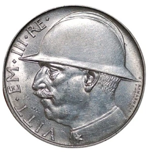 Italy 20 Lire 1928 R Yr. VI Vittorio Emanuele III KM# 70 10th Anniversary - Picture 1 of 2