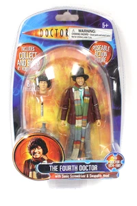 Doctor Who The Fourth Dr With Sonic Screwdriver Action Figure Character NIB - Picture 1 of 2