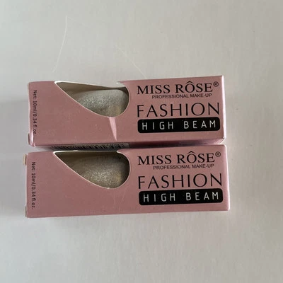 Miss Rose Fashion High Beam High Lightlighter maquiagem 10ml leve compacta 03 2pk - Imagem 1 de 4