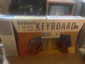 Goldtouch Keyovation US Ergonomic Split Keyboard KFK-E87YY White / Beige PS/2 - Picture 1 of 5