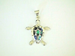 Pendentif - Paua/Abalone - Argent - 925/1000 Poinçonné *PP/AA4REF17 - NEUF * - Imagen 1 de 5