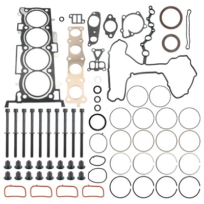 Juego de pernos y anillos de pistón para Hyundai Sonata Kia Optima 2010-2015 2,4 L Foto 1 de 4