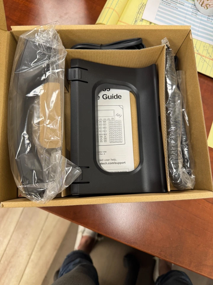 ESI 55 IP Digital (5000-0736) Charcoal Desk Phone (6 In-Stock) - Image 1 of 3