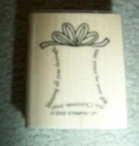 STAMPIN UP WEIHNACHTSGESCHENK GUMMISTEMPEL 2002 - Bild 1 von 1