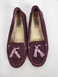 UGG Australia Lizzy Damen-Mokassin Größe 8 weinrot/pflaume 1005475 - Bild 1 von 10