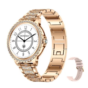 Smart Watch Ladies Women with Phone Function Wristwatch for iPhone Samsung Huawei - Picture 1 of 9