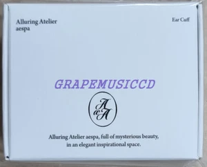 aespa Alluring Atelier SMTOWN OFFICIAL MD GOODS EAR CUFF + PHOTOCARD SEALED - Picture 1 of 18