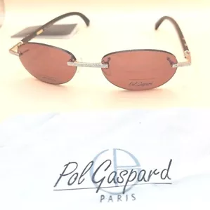 POL GASPARD Brille Sonnenbrille 22kt vergoldet. ROS2 09 51 SOX7 - Bild 1 von 14