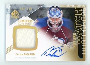2013-14 SP Authentic Future Watch Limited Calvin Pickard RPA Rookie Patch Auto - Picture 1 of 2