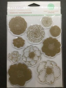 Martha Stewart Clear Camellia Stamps Cling Mount MA331065 Floral Flower EkSucces - Picture 1 of 6
