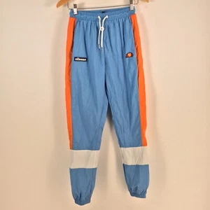 Ellesse womens pants size 8 track pants blue striped stretch 081876 - Picture 1 of 11