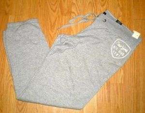 AEROPOSTALE LADIES LIGHT GRAY WARM JOGGING PANTS ELASTIC CUFFS  XL/TG NWT - Picture 1 of 1