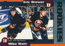 1998-99 Pacific Omega #153 MIKE WATT / ERIC BREWER - New York Islanders