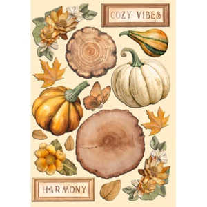 Stamperia Golden Harmony motivos de corte láser DIN A5 Scrapbooking manualidades en papel - Imagen 1 de 3