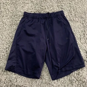 Pantalones Cortos Puma Para Hombre M Medianos Azul Marino Negro Logo Bolsillos Cortados Pantalones de Baloncesto - Imagen 1 de 10