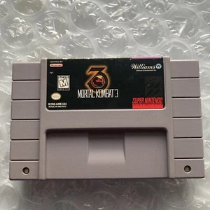 Mortal Kombat 3 For Super Nintendo SNES Cartridge Only Great Condition - Picture 1 of 2