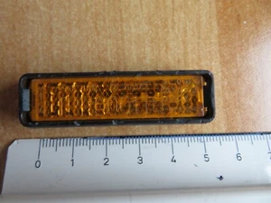 Mini Katzenauge 50x12mm zum Aufkleben Anschrauben Reflektor Rückstrahler Licht - Bild 1 von 5