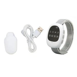 Wireless Bedwetting Alarm 4 Timing Music Vibration Bedwetting Sensor Watch F HB0 - Picture 1 of 12