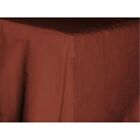 22 inch drop tailored Olympic Queen (80Lx66w) Size bed skirt with lining