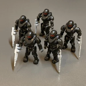 NEW 5X ATHLON Mega Bloks Construx Halo Warthog Security Patrol Figure GBW74  - Picture 1 of 5
