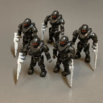 NEW 5X ATHLON Mega Bloks Construx Halo Warthog Security Patrol Figure GBW74  - Image 1 of 4